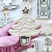 Modern Christmas Tree Cookie Cutter and Embosser