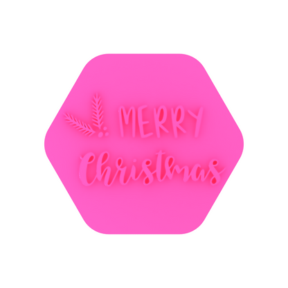 Merry Christmas Cookie Stamp