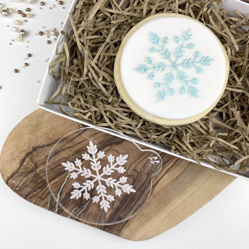 Snowflake Christmas Cookie Embosser