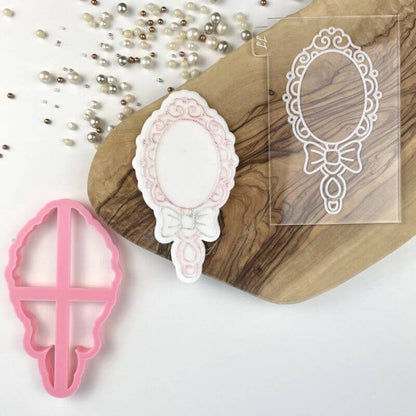 Princess Mirror Cookie Cutter and Embosser by Catherine Marie Bakes