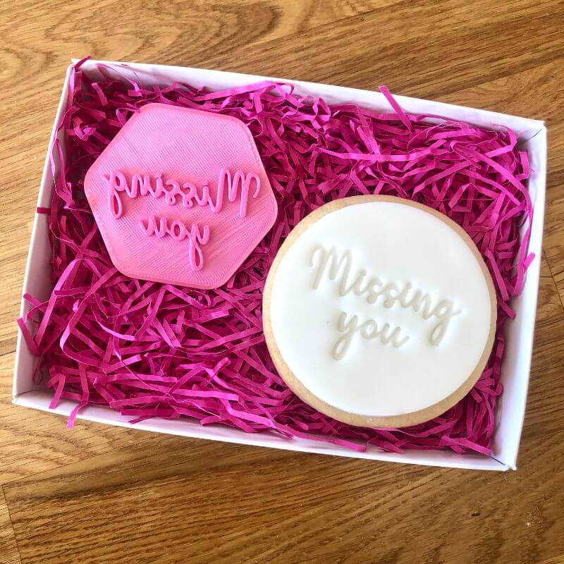Missing You Isolation Cookie Stamp