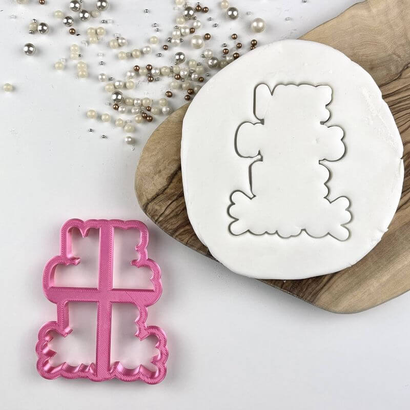 Swirls and Curls More Candles Bigger Cake Birthday Cookie Cutter