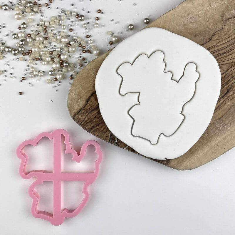 Mr & Mr in Bluebell Font Wedding Cookie Cutter