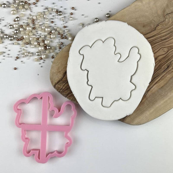 Mr & Mrs in Bluebell Font Wedding Cookie Cutter
