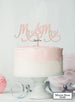 Mr and Mr Pretty Same Sex Wedding Cake Topper Premium 3mm Acrylic Mirror Rose Gold