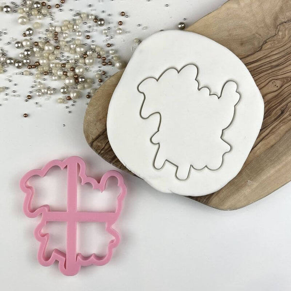 Mrs & Mrs in Bluebell Font Wedding Cookie Cutter