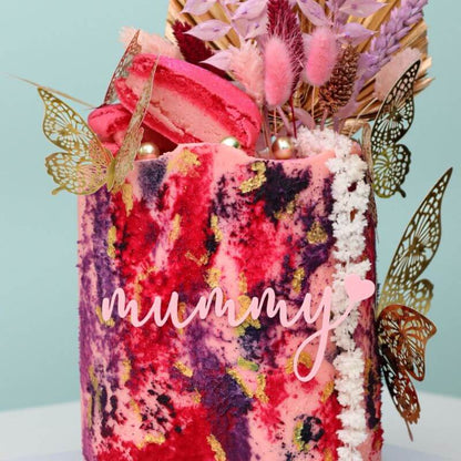 Mummy with Heart Mother's Day Cake Motif  Premium 3mm Acrylic