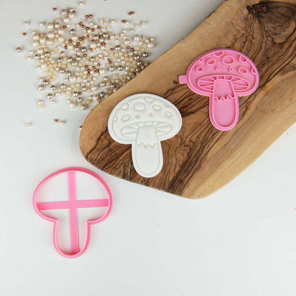 Mushroom Woodland Cookie Cutter and Stamp