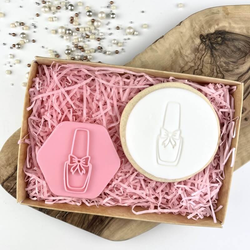 Nail Varnish Hen Party Cookie Stamp