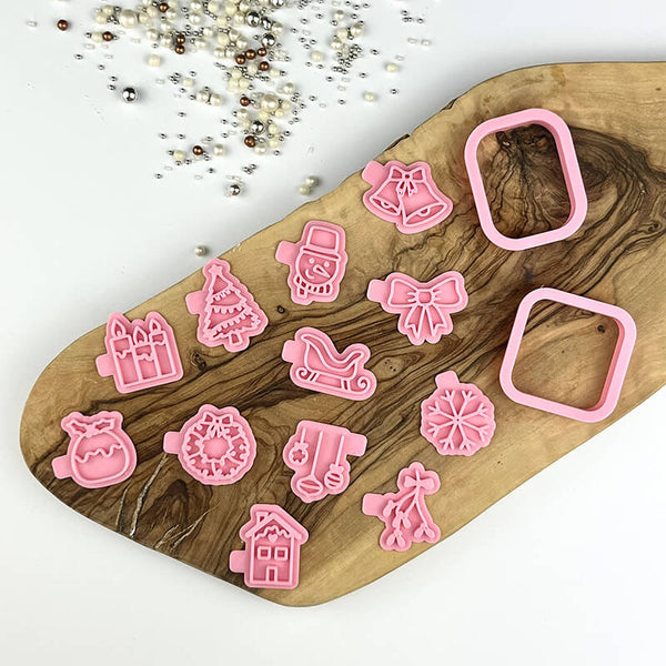 AlphaBakes Advent Calendar Set Cookie Cutter and Stamp