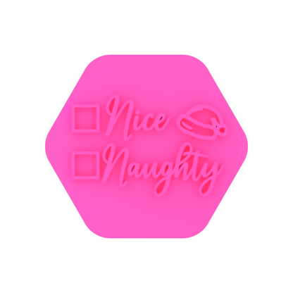 Nice or Naughty Cookie Stamp