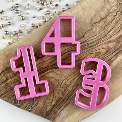 Number 0-9 (10cm) Cookie Cutter
