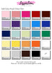 Solid Colour Acrylic Colour Chart