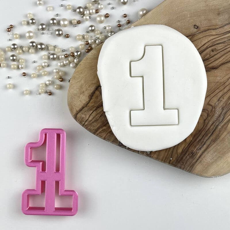 Number 0-9 (8cm High) Cookie Cutter