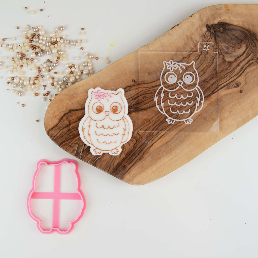Owl Woodland Cookie Cutter and Embosser