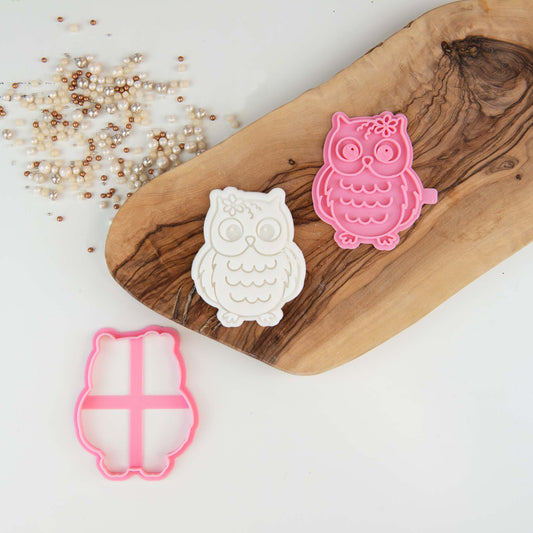 Owl Woodland Cookie Cutter and Stamp