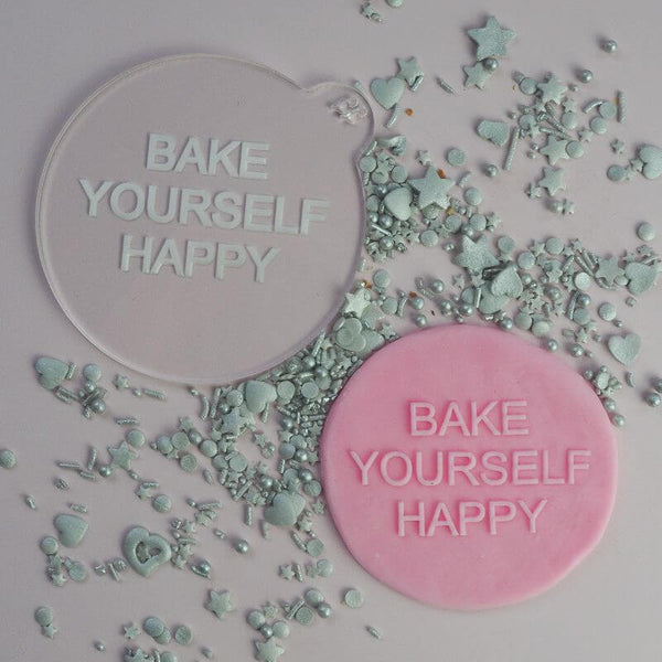 Bake Yourself Happy Cookie Embosser