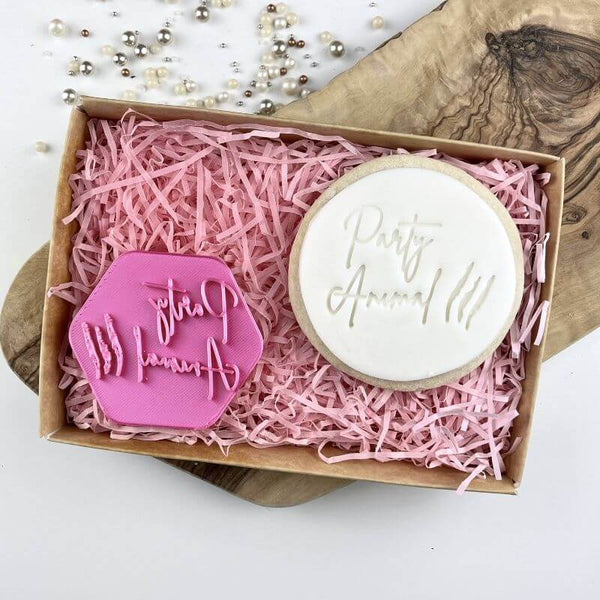 Party Animal Birthday Cookie Stamp