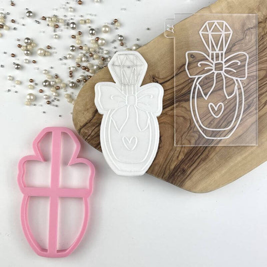 Perfume Hen Party Cookie Cutter and Embosser