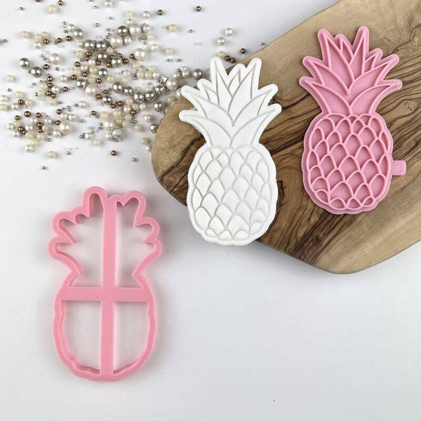 Pineapple Summer Cookie Cutter and Stamp