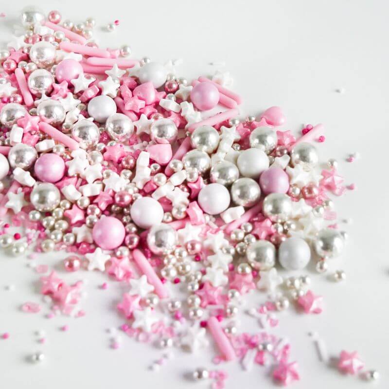 Pink Christmas Sprinkle Mix