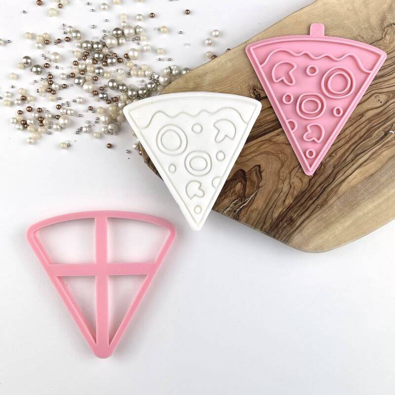 Pizza Food and Drink Cookie Cutter and Stamp
