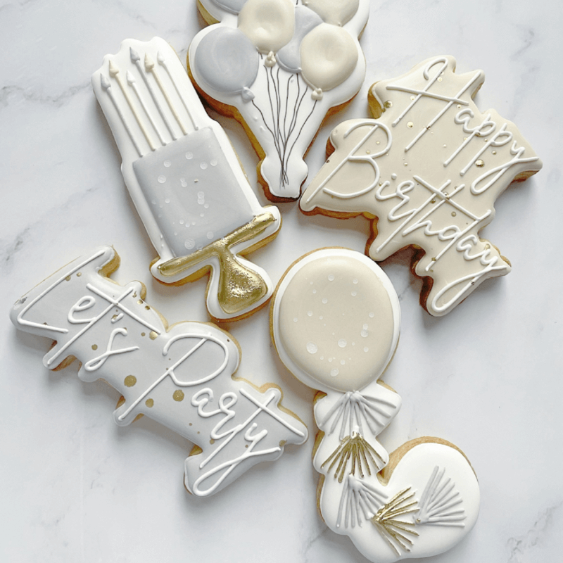 Birthday Balloon with Tassels Cookie Cutter