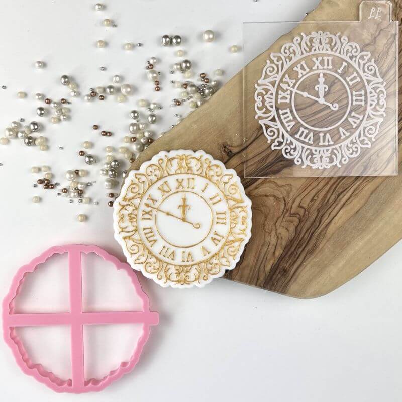 Princess Clock Cookie Cutter and Embosser by Catherine Marie Bakes
