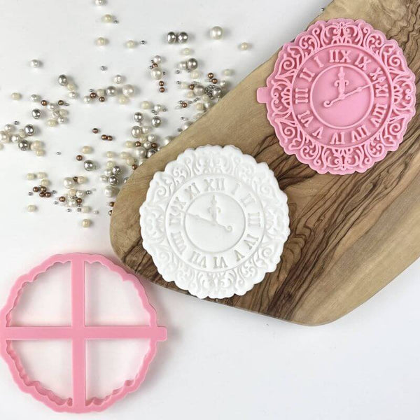 Princess Clock Cookie Cutter and Stamp by Catherine Marie Bakes