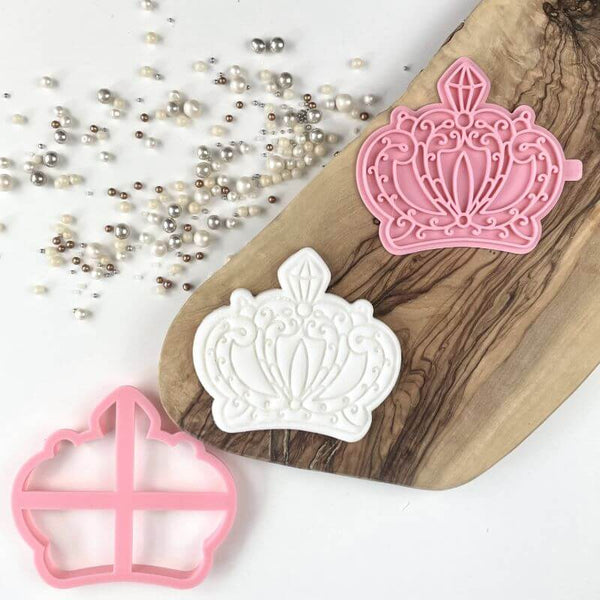 Princess Crown Cookie Cutter and Stamp by Catherine Marie Bakes