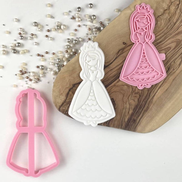 Princess Cookie Cutter and Stamp