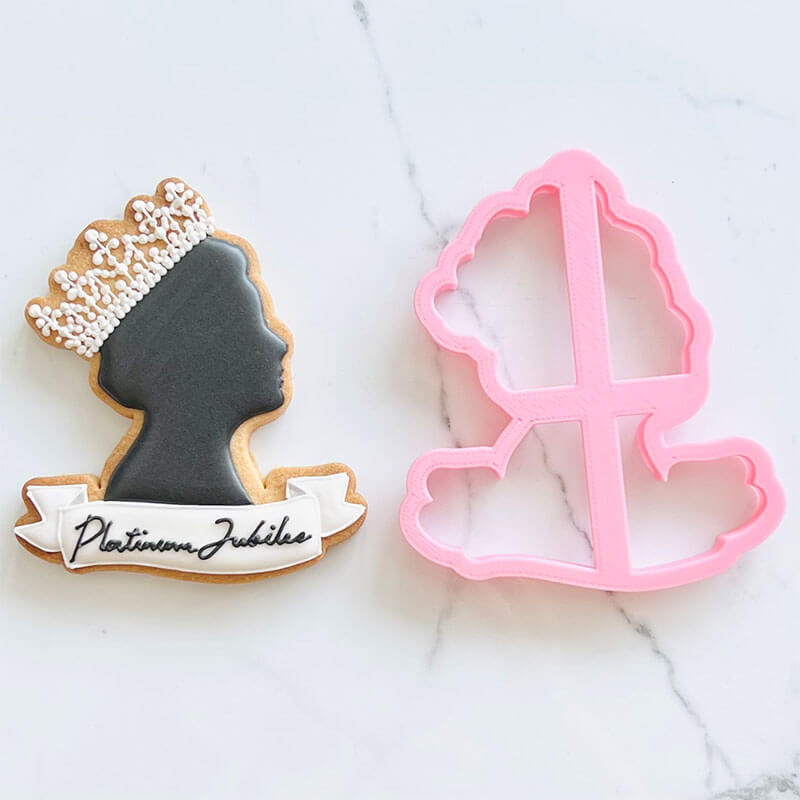 Queen's Silhouette Jubilee Cookie Cutter and Embosser