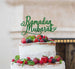 Ramadan Mubarak Cake Topper Pretty Font Green