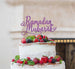 Ramadan Mubarak Cake Topper Pretty Font Light Purple