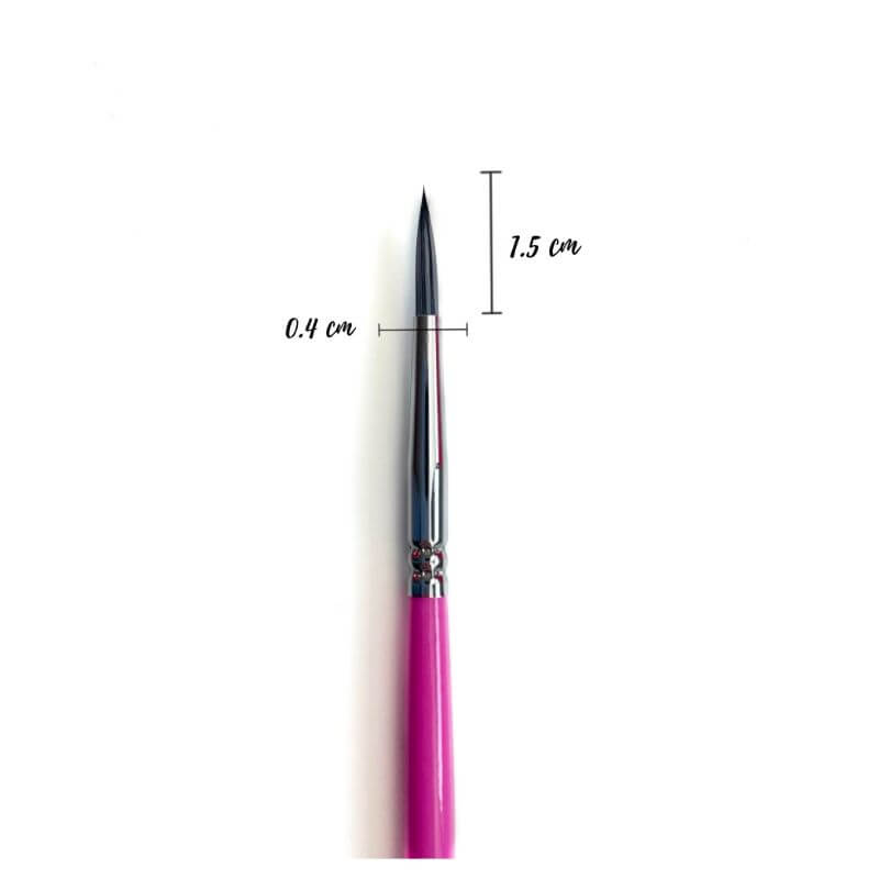 LissieLou Pointed Paint Brush Size 4