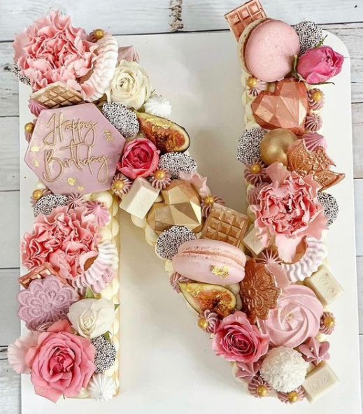 Acrylic Cake Shape Letter R – LissieLou