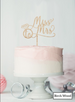 Miss to Mrs with Ring Hen Party Cake Topper Premium 3mm Birch Wood