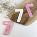 Number 0-9 (8cm) Cookie Cutter and Stamp