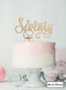 Seventy Swirly Font 70th Birthday Cake Topper Premium 3mm Acrylic