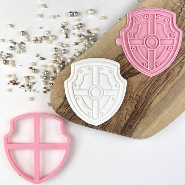 Shield Princess Cookie Cutter and Stamp