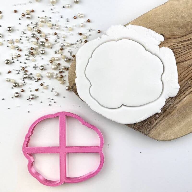 Simple Floral Rose Cookie Cutter