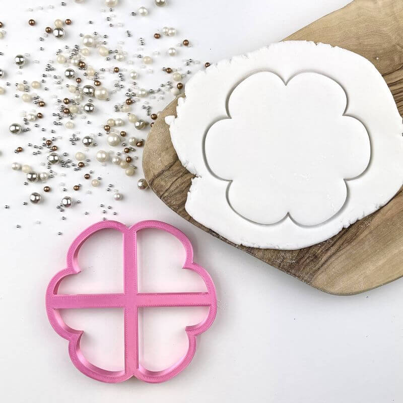 Simple Flower Outline Floral Cookie Cutter