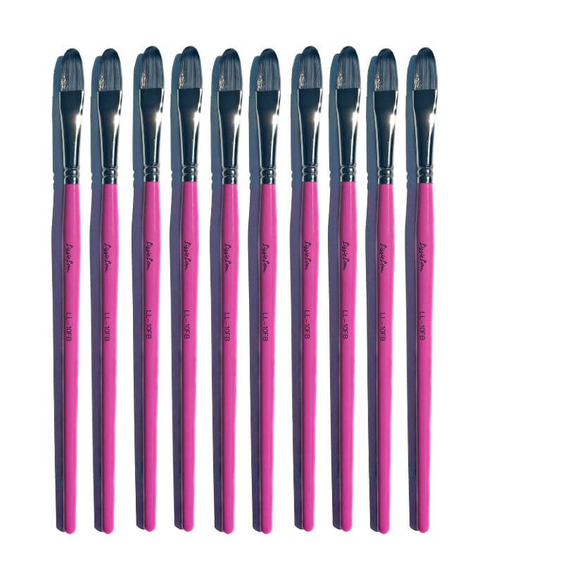 LissieLou Filbert Paint Brush Size 10