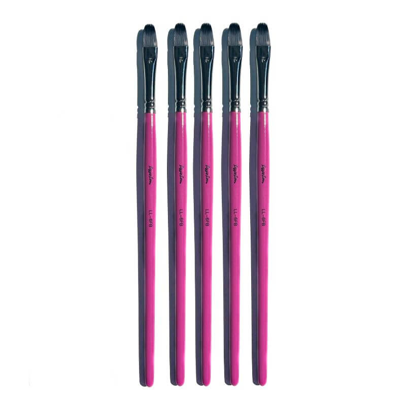 LissieLou Filbert Paint Brush Size 6