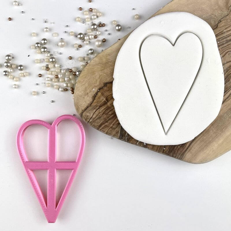 Skinny Heart Cookie Cutter