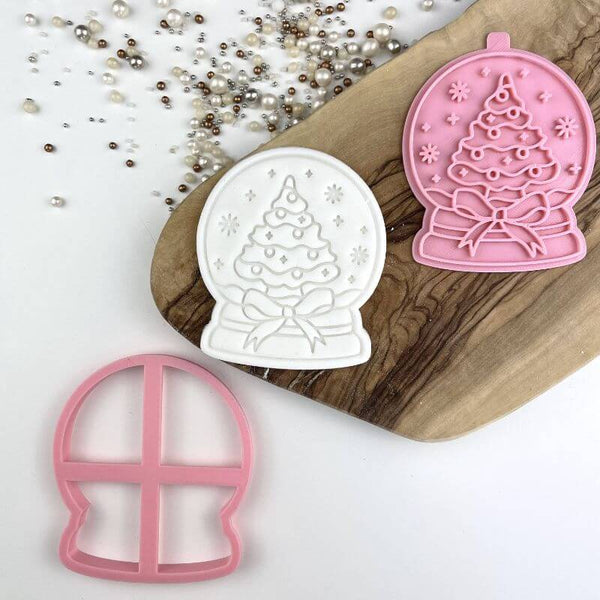 Snow Globe Christmas Cookie Cutter and Stamp