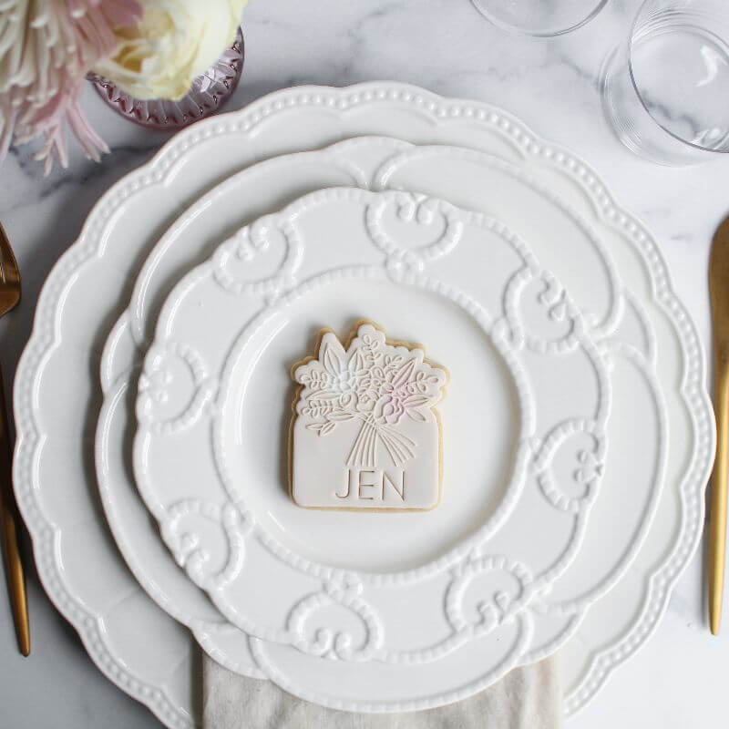 Soho Cookies Bridal Bouquet Bridal Party Cookie Cutter