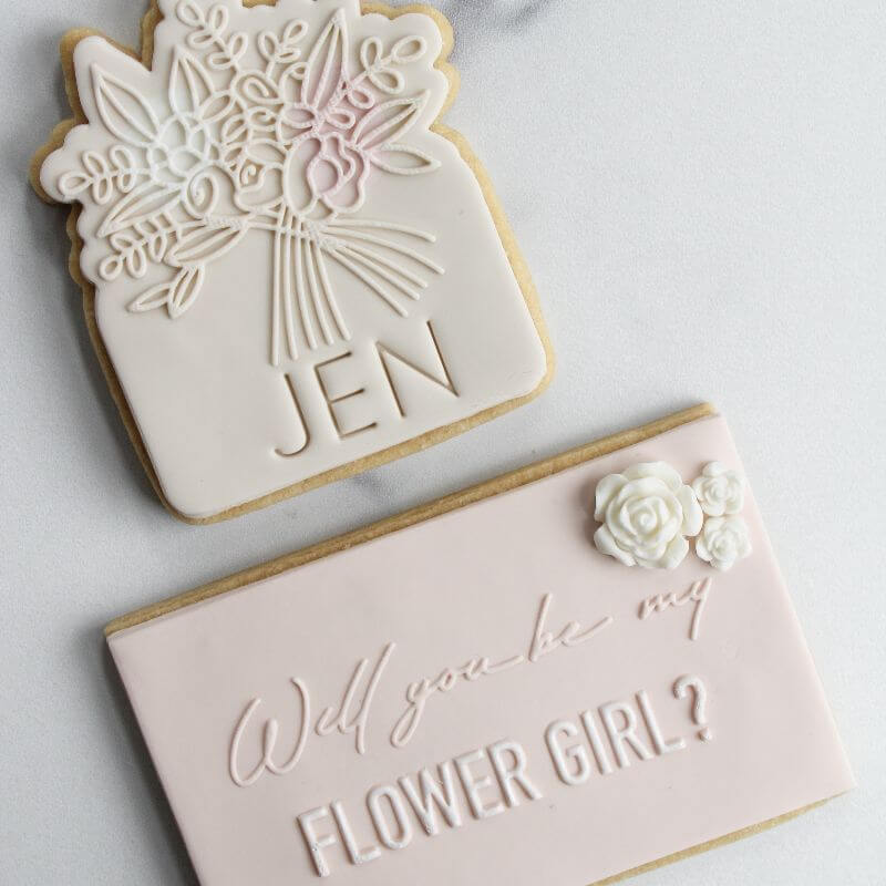 Soho Cookies Bridal Bouquet Bridal Party Cookie Cutter