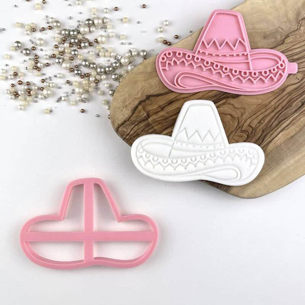 Sombrero Fiesta Cookie Cutter and Stamp