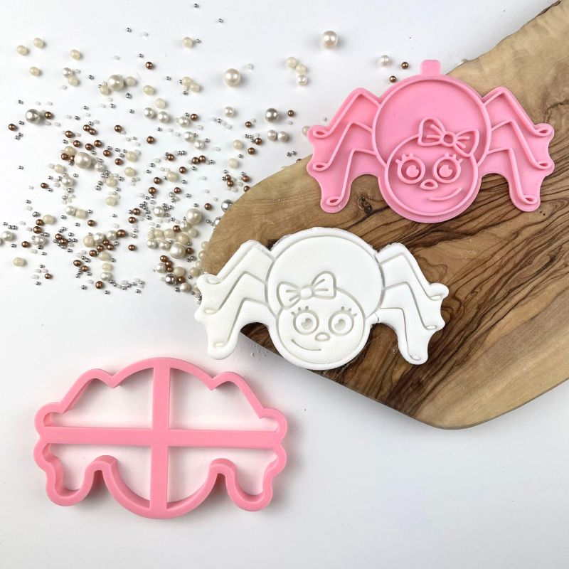 Spider Halloween Cookie Cutter and Stamp